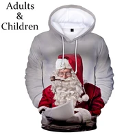 merry christmas 3d harajuku men women hoodie kids tracksuit autumn winter christmas clothing boy girl comfortable sweatshirt top