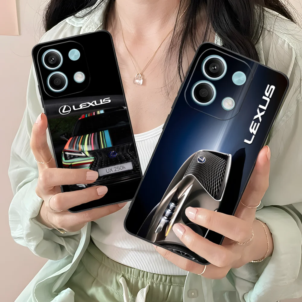 Чехол для мобильного телефона L-Lexuss Xiaomi Redmi Note 13 12 11 10 9 8 7 6 S A Pro Lite Plus 5G черный чехол