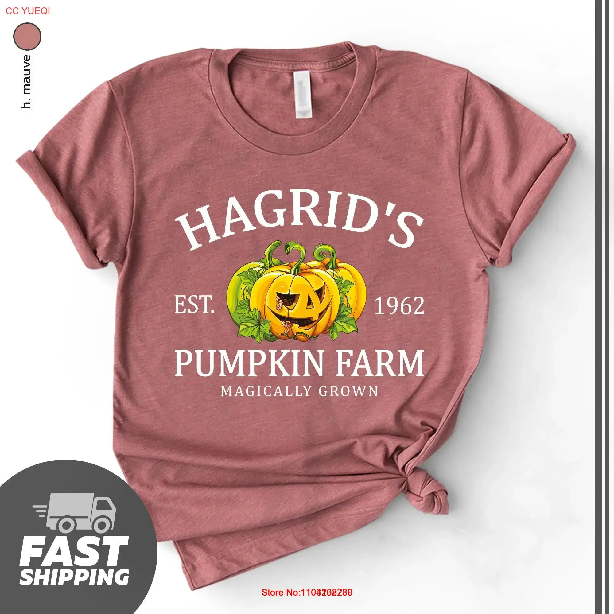 Футболка с нашивкой тыквы Hagrid осенняя футболка для любителей книг на Хэллоуин