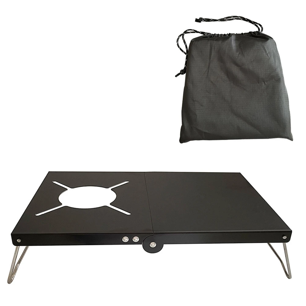 

Black Folding Multi-Purpose Heat Insulation Table Aluminum Alloy Soto St-310 Single Burner Table For 4 Types Of Burners