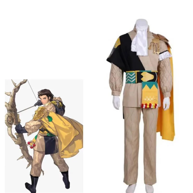 

Fire Emblem Three Houses Claude Von Regan Cosplay Costume Halloween Uniform Outfit Customize