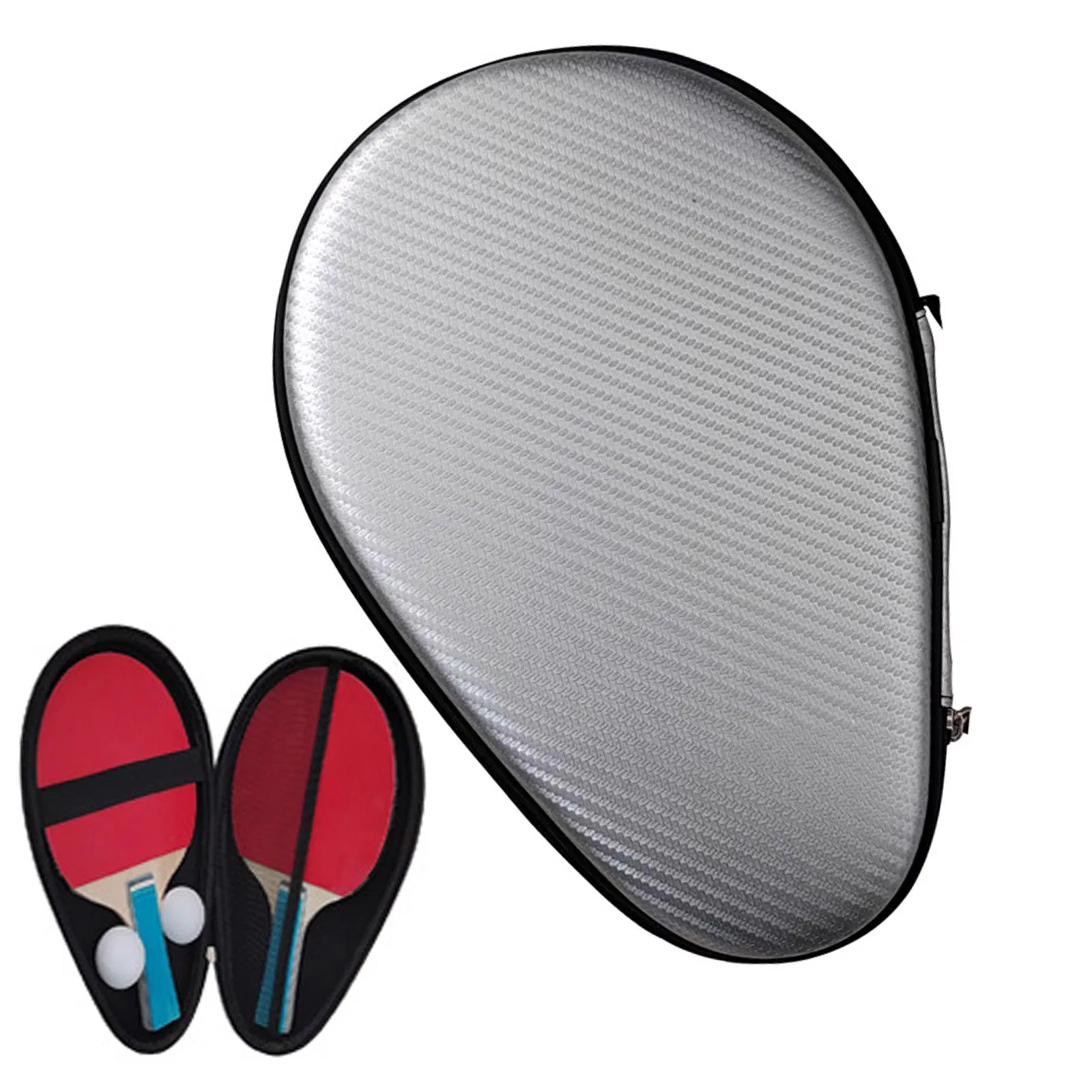 

Cover Case Protective Table Tennis Durable Waterproof Coating Practical Sport Zipper Closure Handle Racket Storage Bag Dustproof