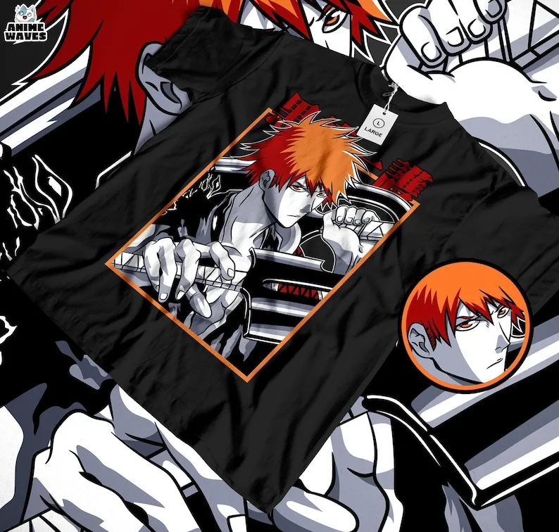 Футболка унисекс Soul Reaper Legend-японское аниме Graphic одежда вдохновленная мангой