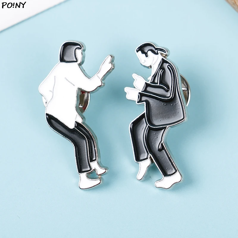

Movie Enamel Pins Set Swing Dance Figure Brooches Shirt Collar Bag Lapel Pin Badge Jewelry Gift For Friends Wholesale