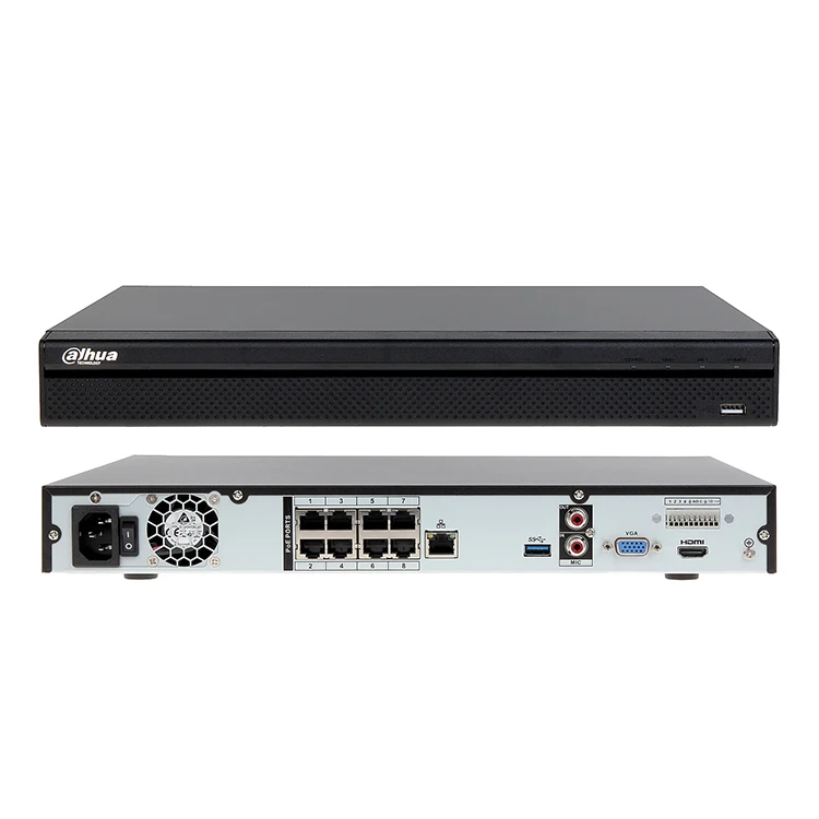 

Valucam DAHU 4K 8mp HD 1U 8poe h.265 home office face recognize privacy masking Smart 8 Channel NVR