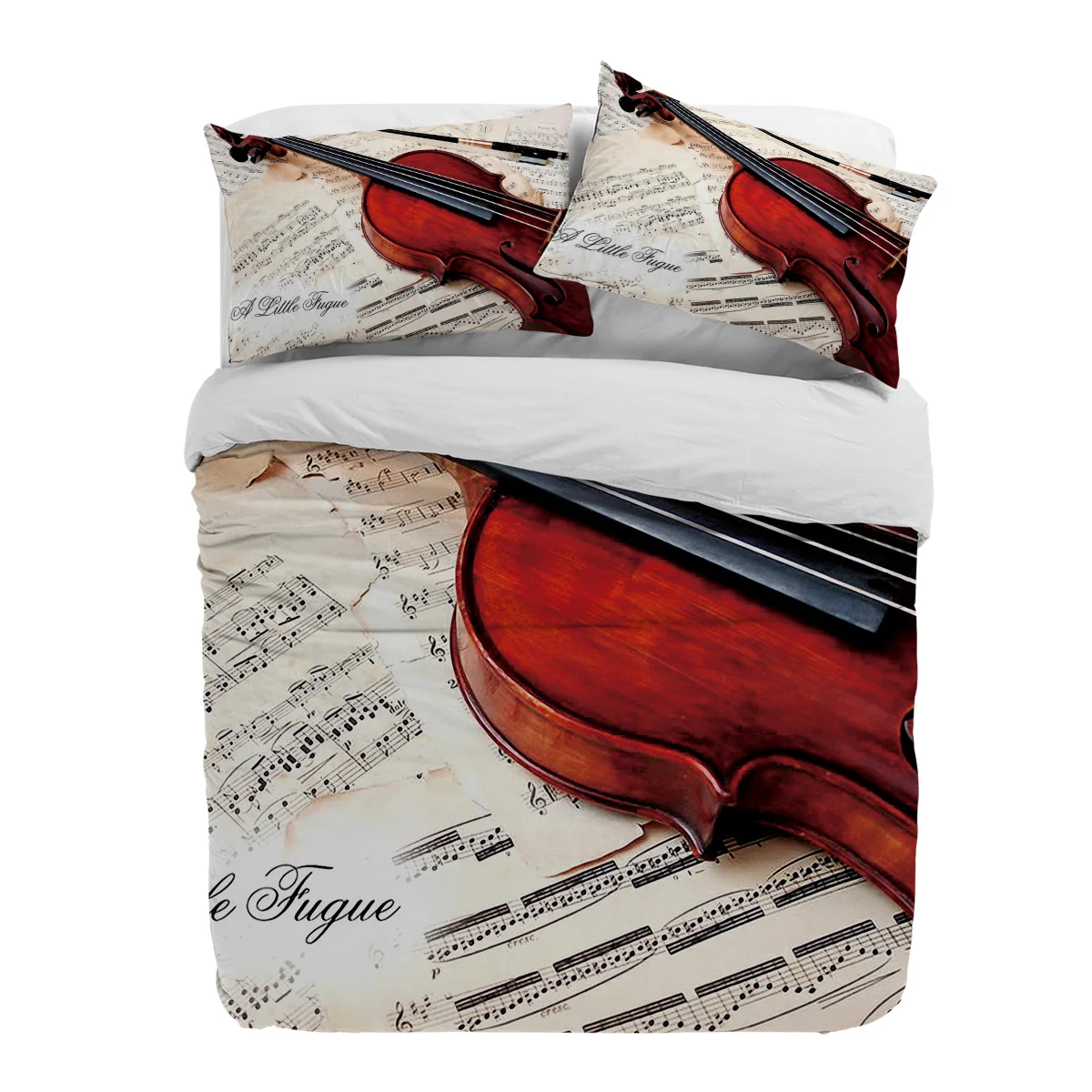 Комплект постельного белья Violin On Sheet Music 3 шт.