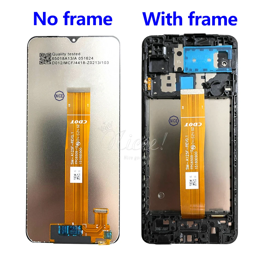 Фото 6,5-дюймовый новый сменный дисплей для Samsung A12 ЖК-дисплей с сенсорным преобразователем в сборе для Galaxy SM-A125F A125M A125U A125F/DSN экран №3