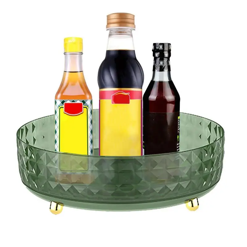 

Makeup Organizer 360 Degree Rotating Perfume Tray Multipurpose Cute Makeup Organizer With Large Capacity For Kitchen Bathroom