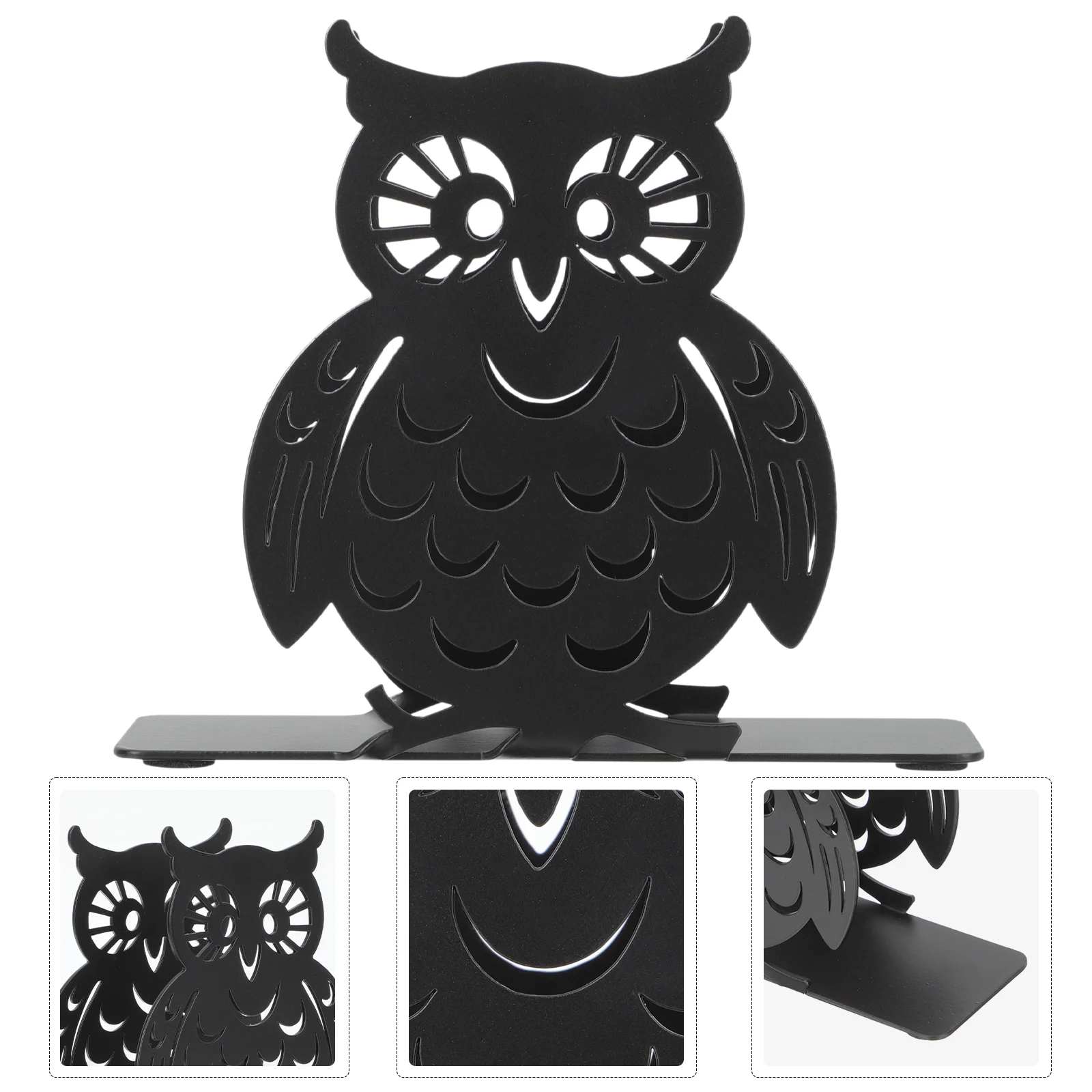 

Creative Unique Exquisite Premium Owl Design Paper Napkin Holder Desktop Napkin Stand for Restaurant