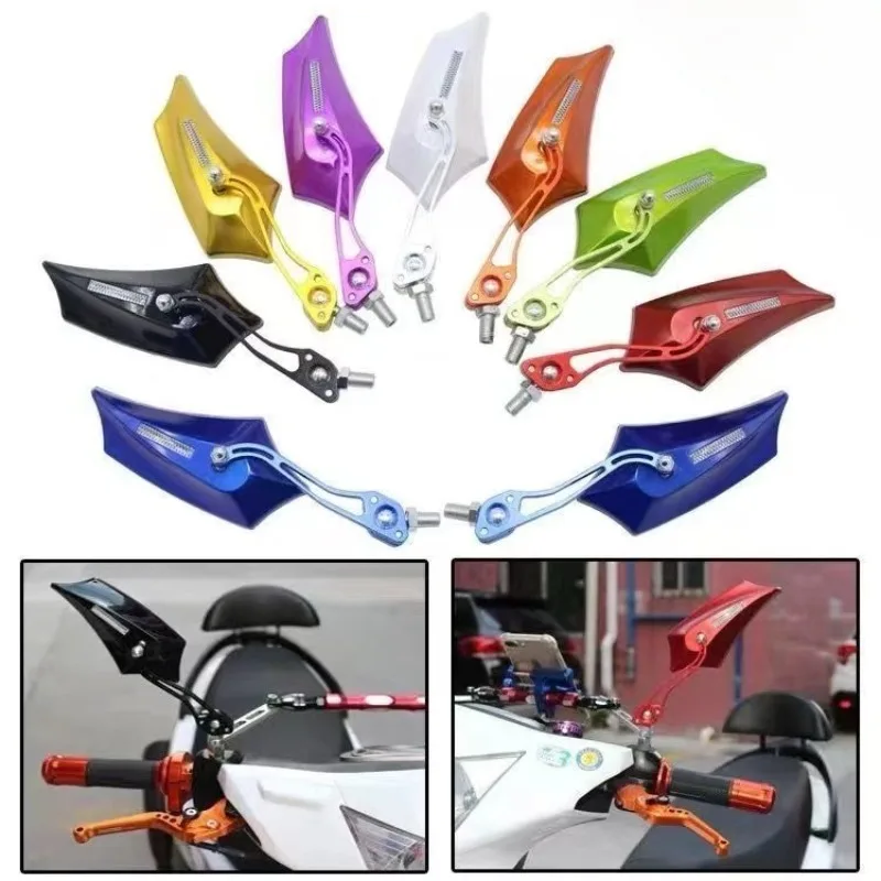 Универсальные 10 мм модификационные зеркала заднего вида для мотоцикла