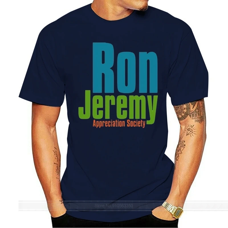 

Ron Jeremy Appreciation Society - Funny - Mens T-Shirt male brand teeshirt men summer cotton t shirt