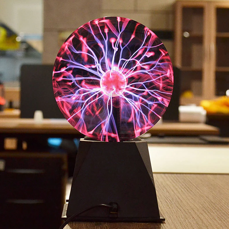 

1PC ABS 3 Inch Magic Plasma Ball Lamp Glass Atmosphere Light Touch Fun Sensitive Curious Novelty Lamp Kids Birthday Gift