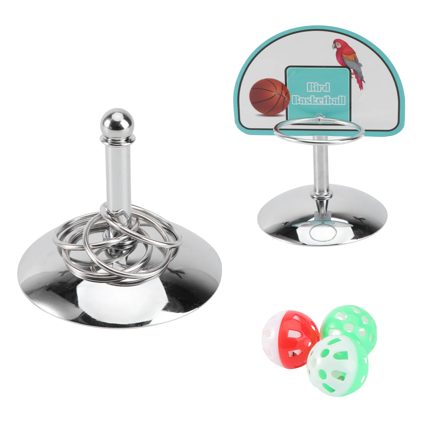 

Toy Toys Parrot Bird Birds Basketball Cage Chew Training Intelligence Ring Activity Plaything Education Stacking Foot