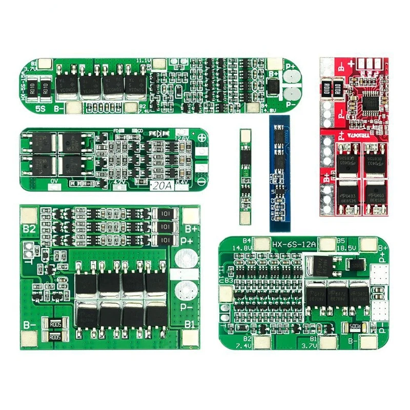 

1S 2S 3S 4S 3A 20A 30A Li-ion Lithium Battery 18650 Charger PCB BMS Protection Board For Drill Motor Lipo Cell Module 5S 6S
