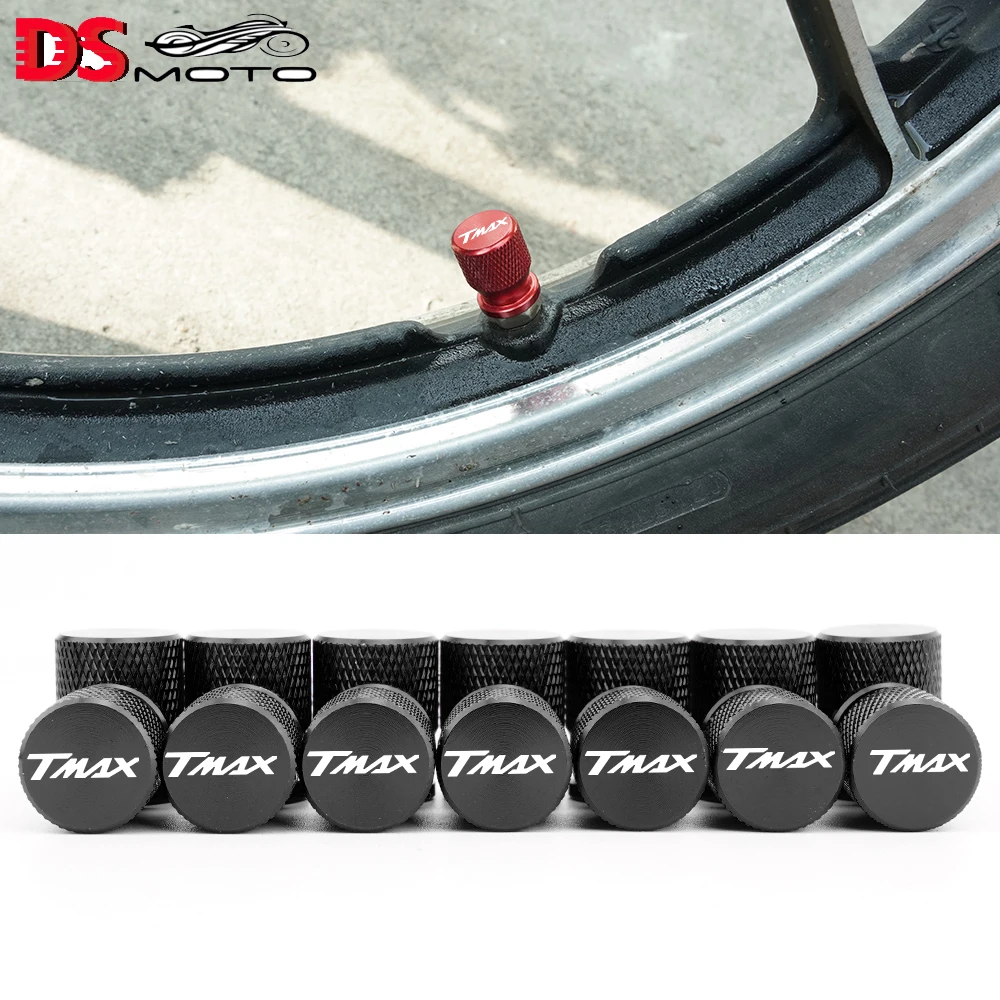 

For YAMAHA T-Max 500 TMAX 500 560 TMax 530 Motorcycle CNC Accessorie Wheel Tire Valve Stem Caps Airtight Covers Dustproof Caps