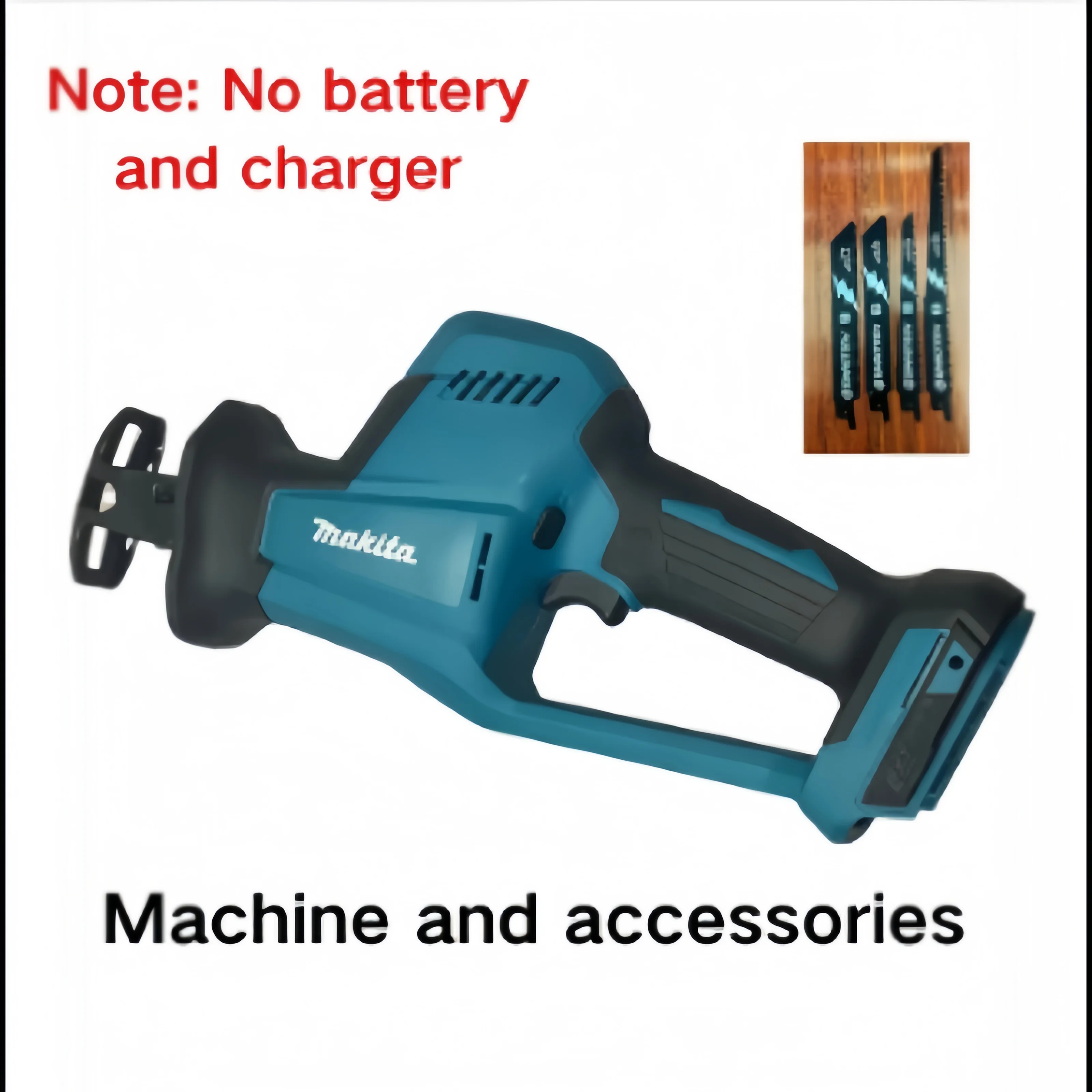 Makita DJR189 Перезаряжаемая электрическая сабельная пила Деревообрабатывающая