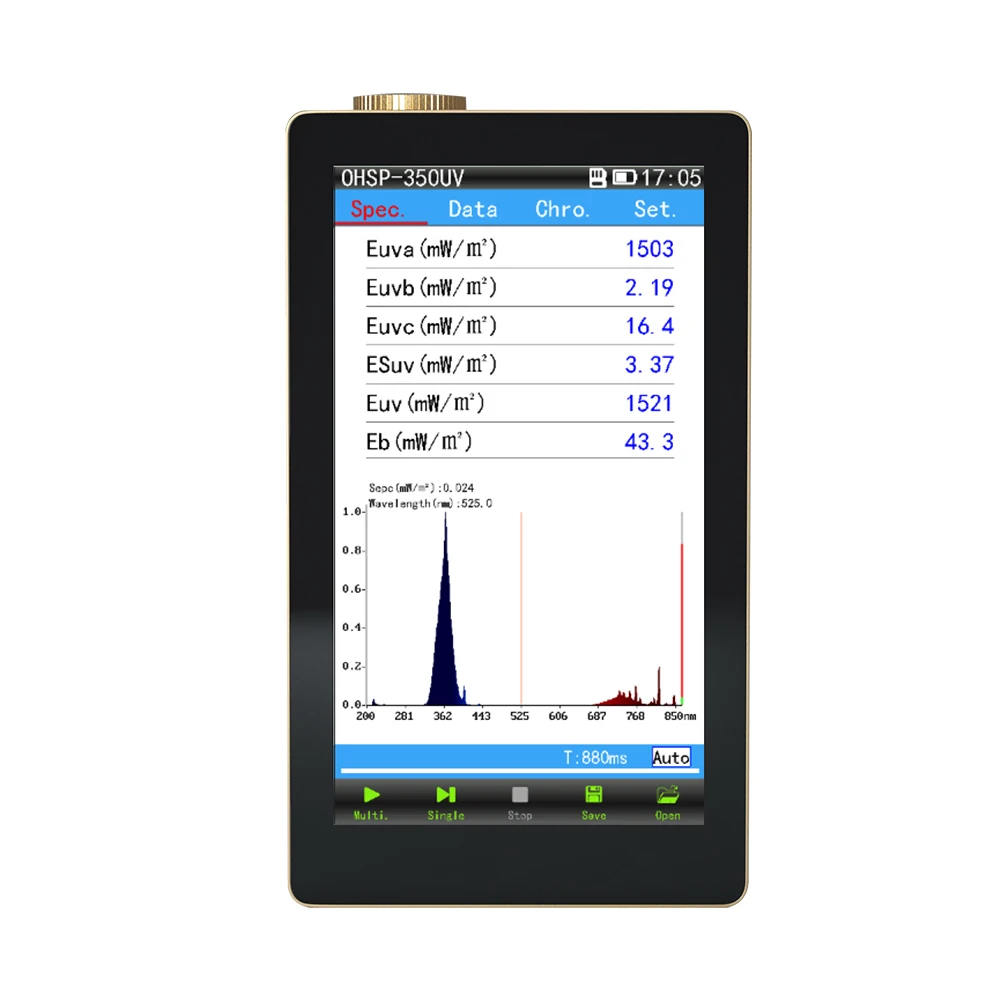 

Spectrometer color OHSP350UV Irradiance Light Meter