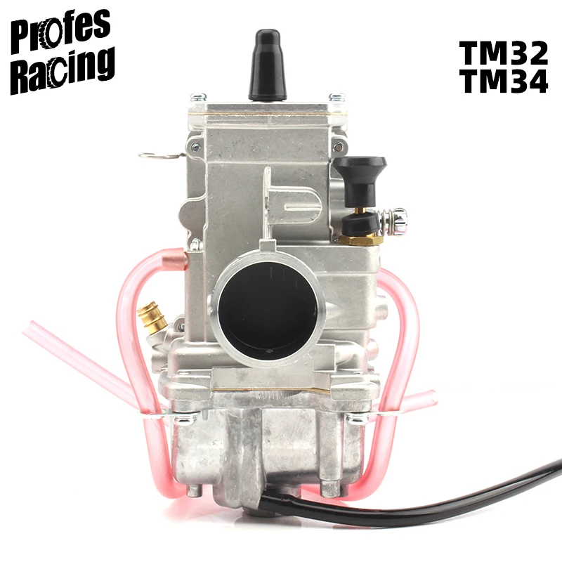 

Motorcycle TM 32 34 Carburetor Carb Quad Vent Flat Valve MIKUNI For Honda Kawasaki 200cc - 400cc Racing Spigot TM34-2 42-6100