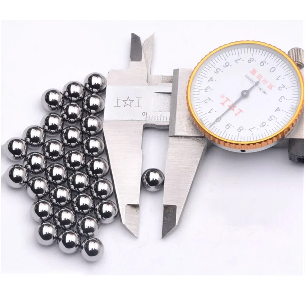 100pcs GCR15 Bearing Steel Balls G10 High Precision Ball for Bike CNC 1/1.2/1.5/1.588/2/2.361/2.397/2.381~3.949mm