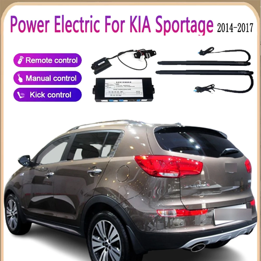 

Автоматическая задняя дверь для KIA Sportage 2014-2017, Электрический подъемник задних ворот, Автомобильный багажник, автоматическое открытие, закрытие ворот, комплект крышек