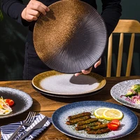 new japanese style plates plates ceramic tableware plates high value steak plates pasta plates salad plates dishes