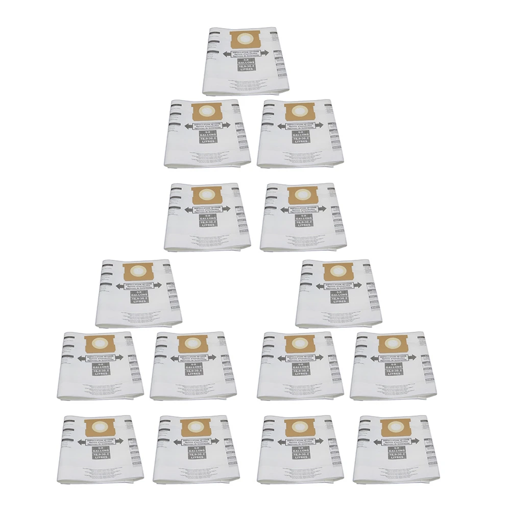 

15PCS Suitable for Vacuum Cleaner Shop-Vac5-8 Gallons Gallon Series Vacuum Bag Dust Collection Bag Paper Bag