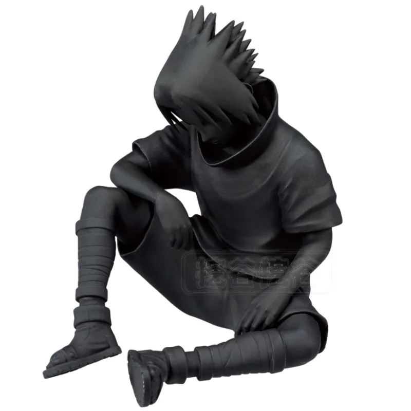 Фото Коллекционная фигурка Bandai Sock Banpresto Наруто Учиха Саске: Оригинальная модель персонажа аниме, статуэтка, украшение для гаража №4