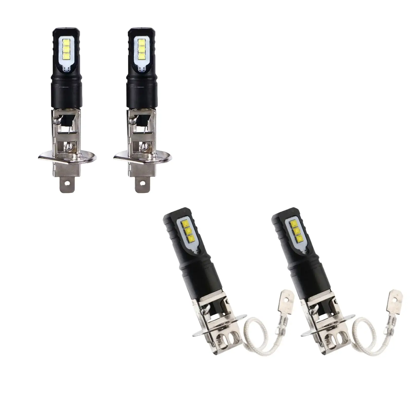 2шт светодиодные противотуманные фары H1 60W 1200LM для сборки автомобильного