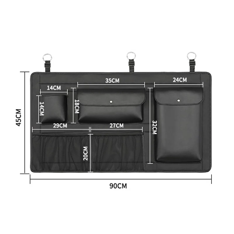 

Для GEELY Monjaro Manjaro Xingyue L KX11 2022 2023, сумка для хранения, многофункциональная сумка для хранения на спинке сиденья, багажник, автомобильные аксессуары