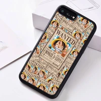 one piece luffy zoro bounty phone case rubber for iphone 12 11 pro max mini xs max 8 7 6 6s plus x 5s se 2020 xr cover