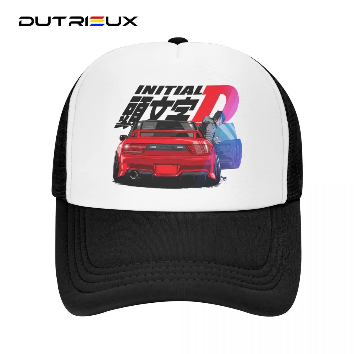

Бейсболка dutrious Initial D для мужчин и женщин, Регулируемая Кепка-тракер, спортивные Снэпбэк кепки, Летние головные уборы