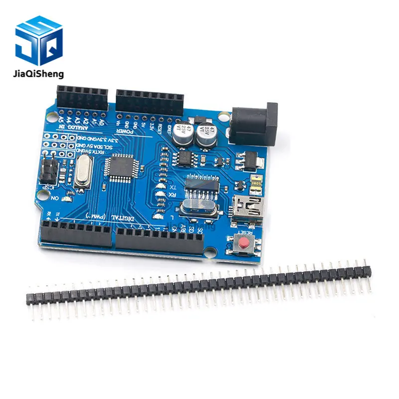 

UNO R3 Development Board ATmega328P CH340 CH340G For Arduino UNO R3 With Straight Pin Header with Cable