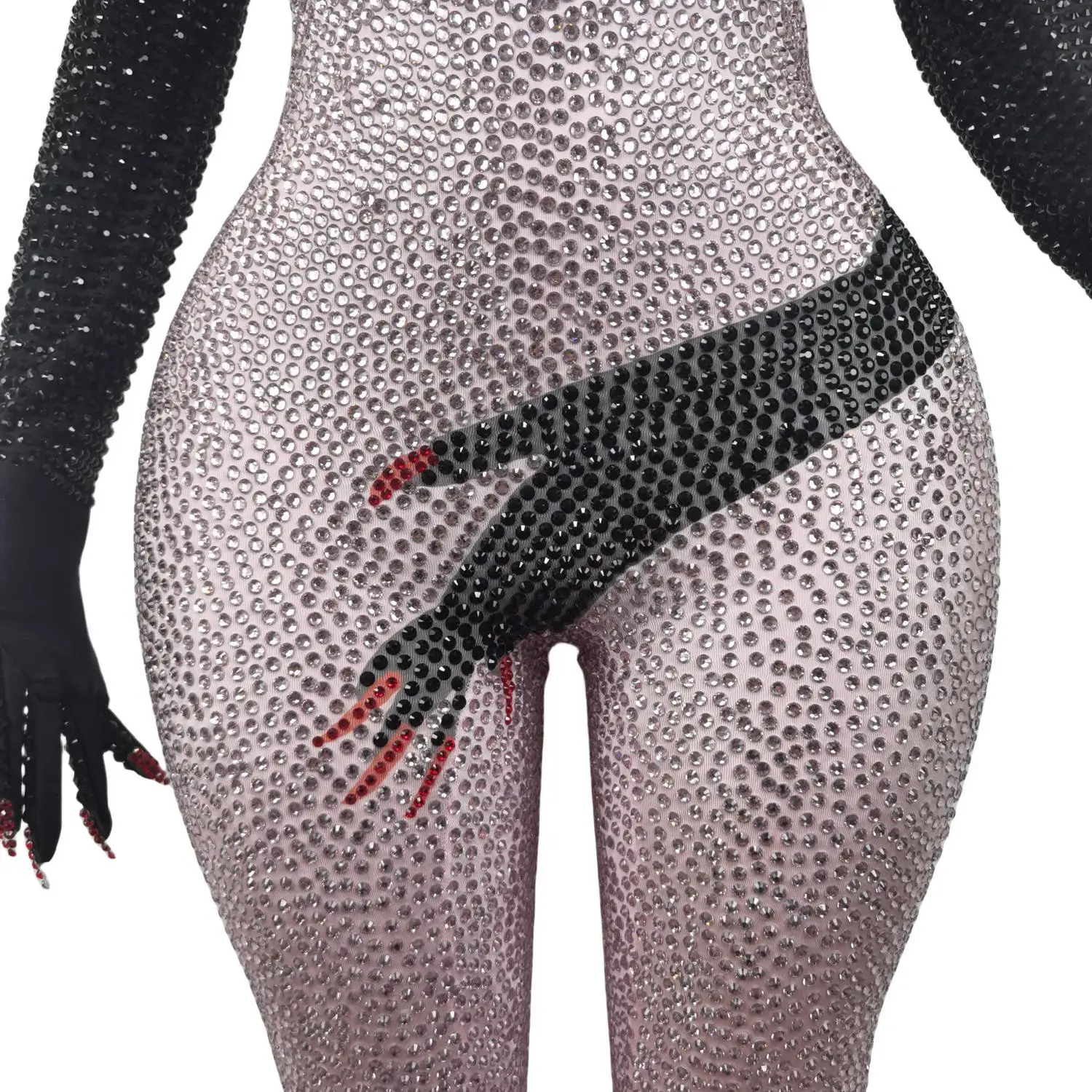 Брендовый дизайнерский женский костюм розового цвета черный комбинезон для рук