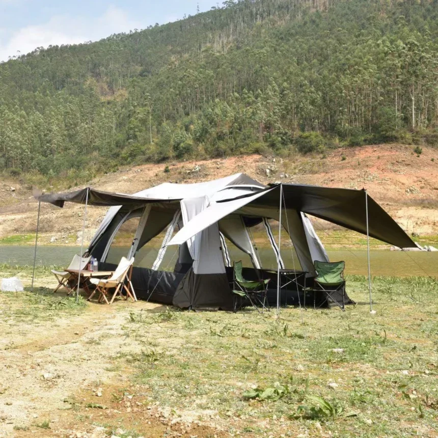 Лидер продаж уличные 5-8 человек автоматическая алюминиевая рама