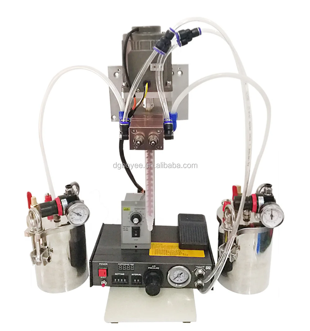 

BOYEE high precision and high quality AB Glue Two Component Mixing Automatic Epoxy Resin Dispenser