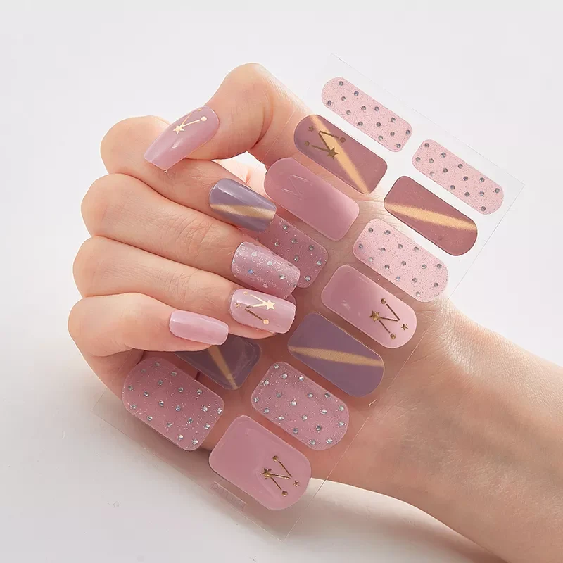 

2023 Sorts 0f Nail Stickers Decals Plain Stickers Nail Decoration Nails Sticker Designer Self Adhesive Nail Art Stickers