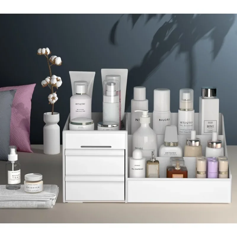 Органайзер для косметики большой емкости настольный органайзер хранения