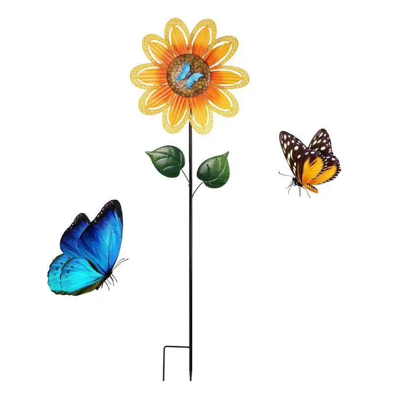 

Pinwheels For Yard Metal Windmill For Lawn Wind Spinner For Outdoor Patio Courtyard Balcony Garden For Parties Celebrations
