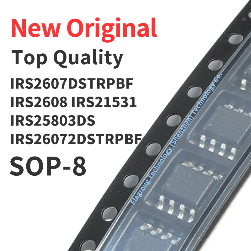 

10 Pieces IRS2607DSTRPBF IRS2608DSTRPBF IRS21531DSTRPBF IRS25803DSTRPBF IRS26072DSTRPBF SOP-8 Chip IC New Original