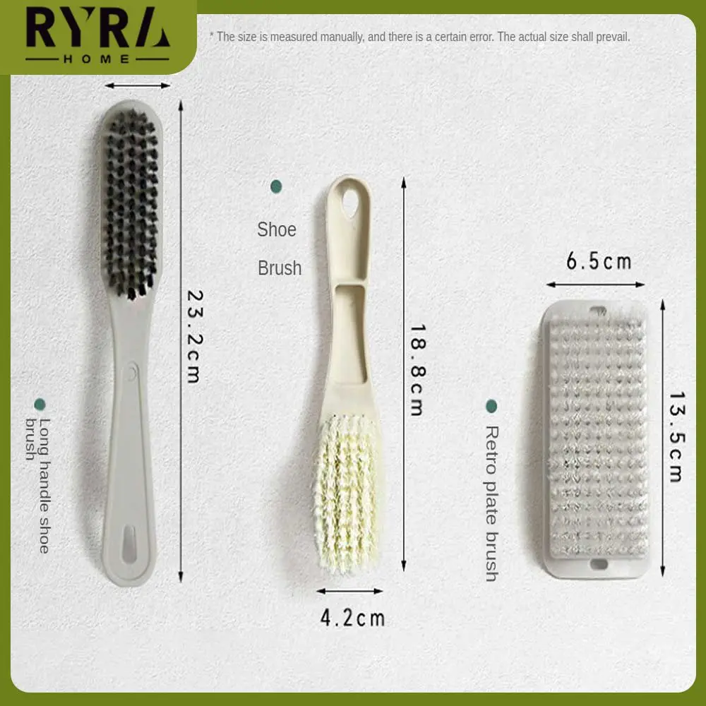 

Polychromatic Shoe Brush Pendable Convenient Household Cleaning Brush Multifunctional Deep Cleaning Cleaning Brush Plastic