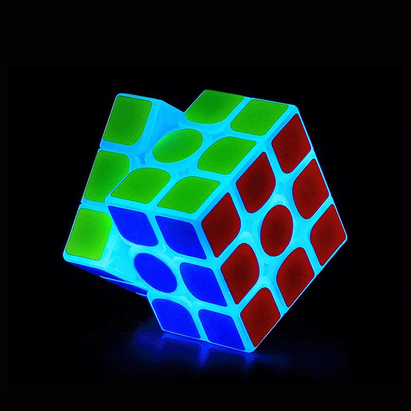ZCUBE 3x3x3 Cubo Magico мигающий Glowin скоростной пазл Развивающая игра пазл светящийся в темноте подарки для детей