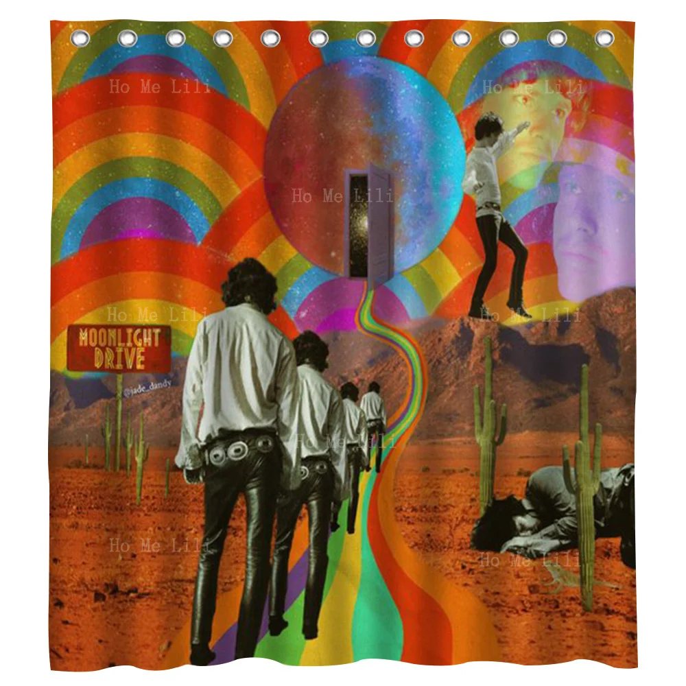 

Shake From Your Hair The Dream Rock Song Rainbow Sky Shower Curtain By Ho Me Lili For Bathroom Decor