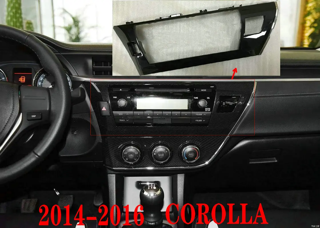 Применим к центральному инструменту 14 - 16 Corolla облицовочная панель