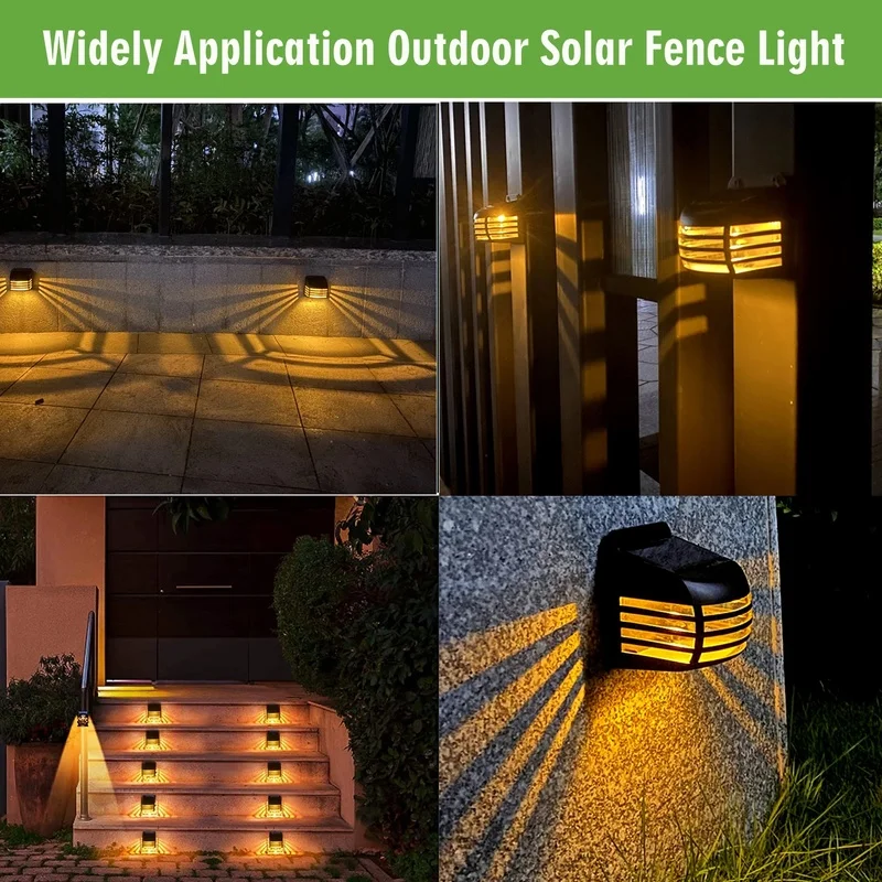 

Outdoor LED Solar Stair Lights Solar Step Lights Fence Lights Decorative Waterproof Garden Passage Yard Lights