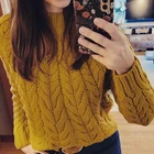 Джемпер из мериносовой шерсти, зимний женский винтажный свитер с длинными рукавами