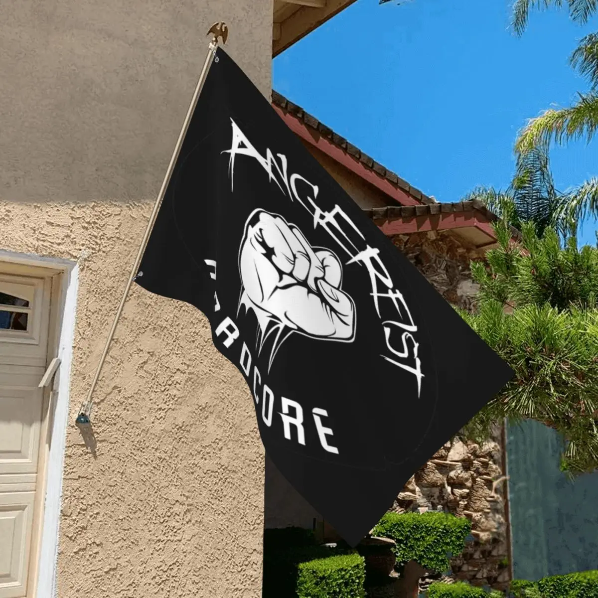 Коньерский праздник любовь к музыке с музыкальными садовыми флагами ритмичная