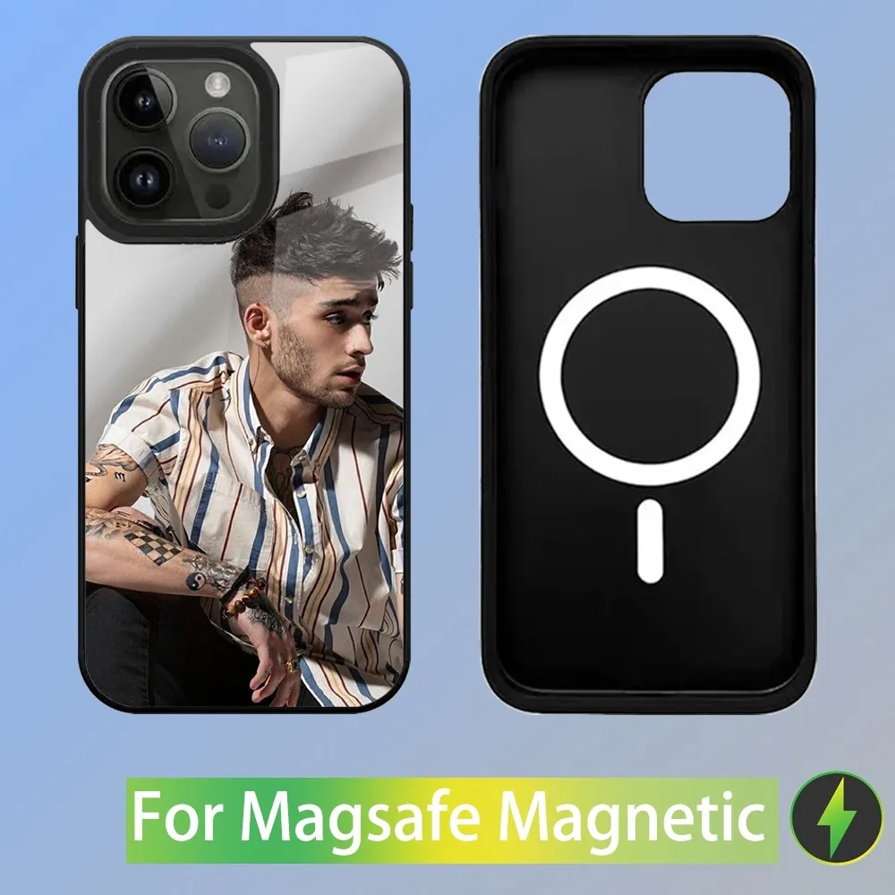 Чехол для телефона Z-Zayn M-Malik Nobody прослушивания iPhone 16 15 14 13 12 11 Plus Pro Max Mini Magsafe с