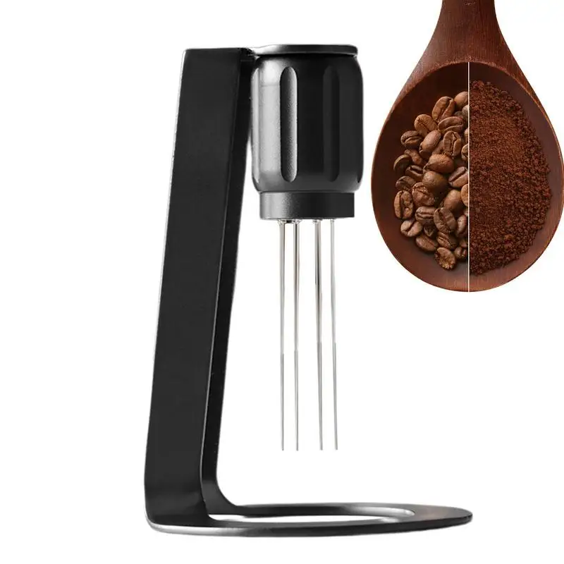 

Espresso WDT Tools Magnetic Coffee Stirrer WDT Tools With Stand 0.4 Mm Barista Hand Distribution Tool For Home Kitchen Cafe