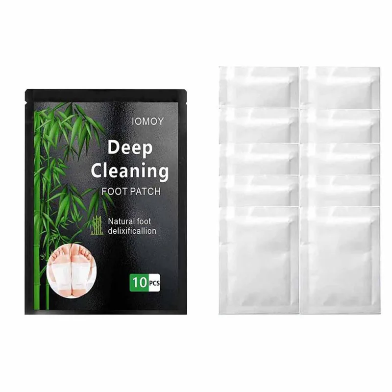 

10Pcs Deep Cleaning Foot Patch Detoxification Improve Wellness Relieve Stress Remove Fatigue Body Health Care