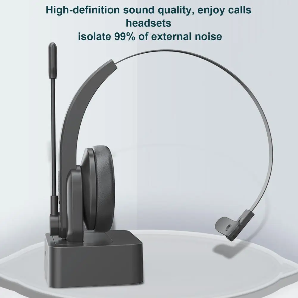 call center headset mic service headphone for cordless telephone wireless bluetooth 5 0 headsets hifi mobile phone headphones free global shipping